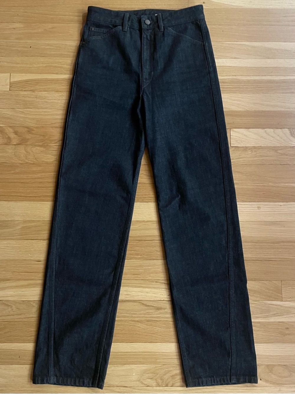Lemaire Five Pockets Twisted Pants in Indigo